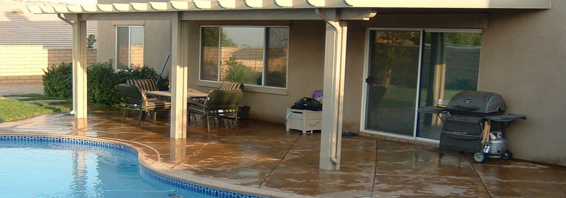 ELITEWOOD PATIO COVER – COLOR CONCRETE